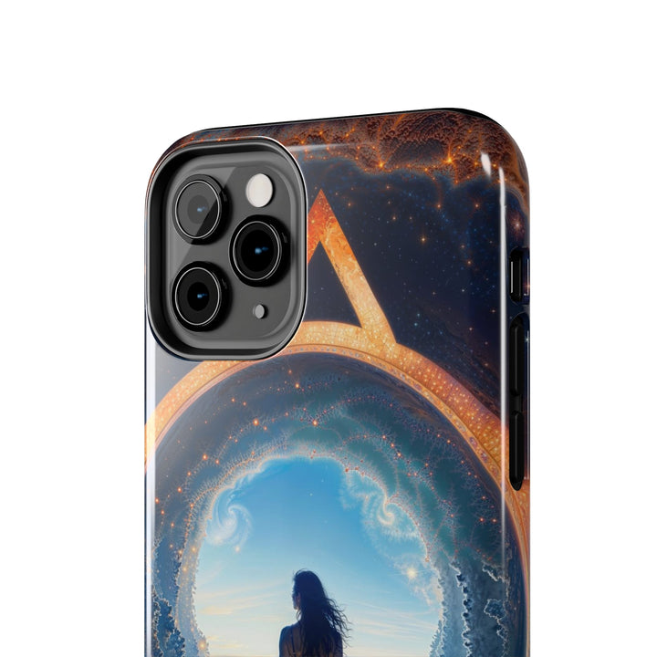 Cosmic Gateway Odyssey - Tough Phone Case - Phone Case - g(0D·IO) - iPhone 13 Mini - -