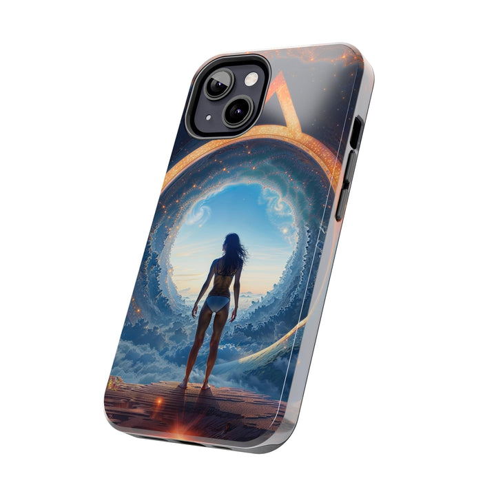 Cosmic Gateway Odyssey - Tough Phone Case - Phone Case - g(0D·IO) - iPhone 13 Mini - -