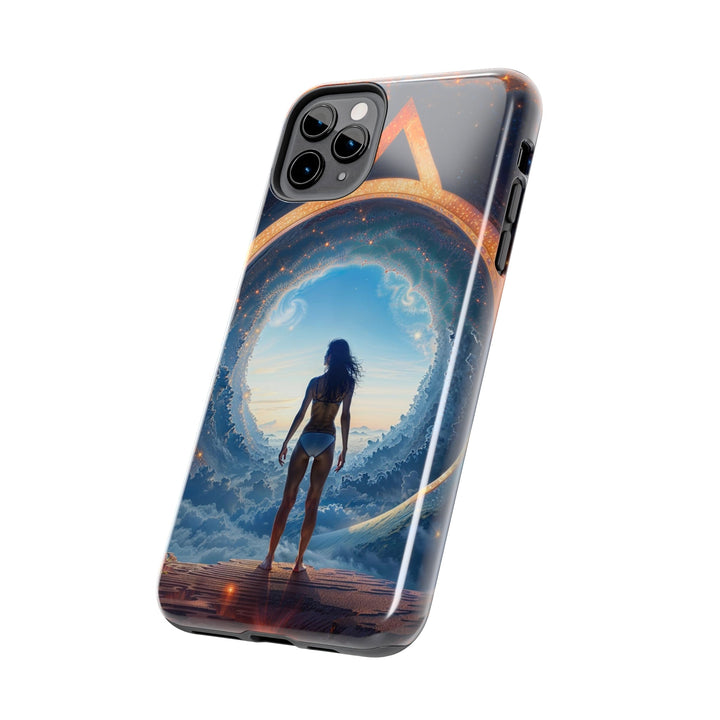 Cosmic Gateway Odyssey - Tough Phone Case - Phone Case - g(0D·IO) - iPhone 13 Mini - -