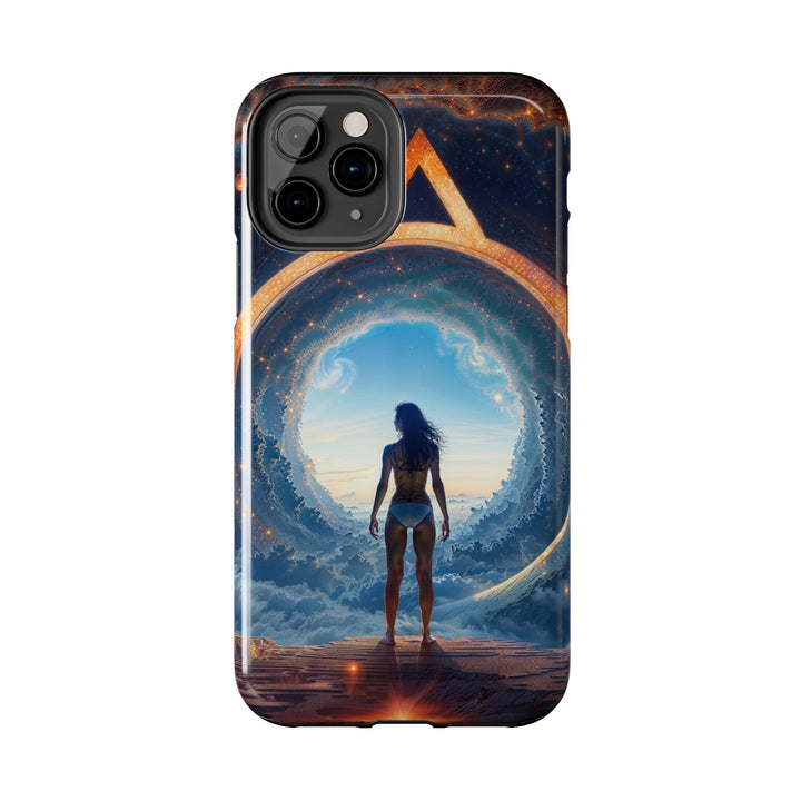 Cosmic Gateway Odyssey - Tough Phone Case - Phone Case - g(0D·IO) - iPhone 13 Mini - -