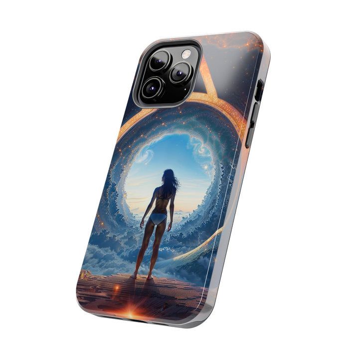 Cosmic Gateway Odyssey - Tough Phone Case - Phone Case - g(0D·IO) - iPhone 13 Mini - -