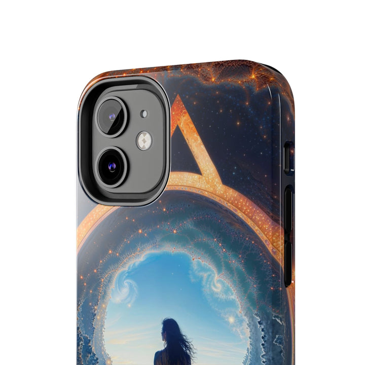 Cosmic Gateway Odyssey - Tough Phone Case - Phone Case - g(0D·IO) - iPhone 13 Mini - -