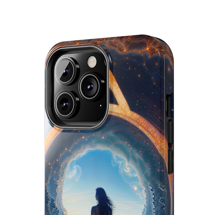 Cosmic Gateway Odyssey - Tough Phone Case - Phone Case - g(0D·IO) - iPhone 13 Mini - -