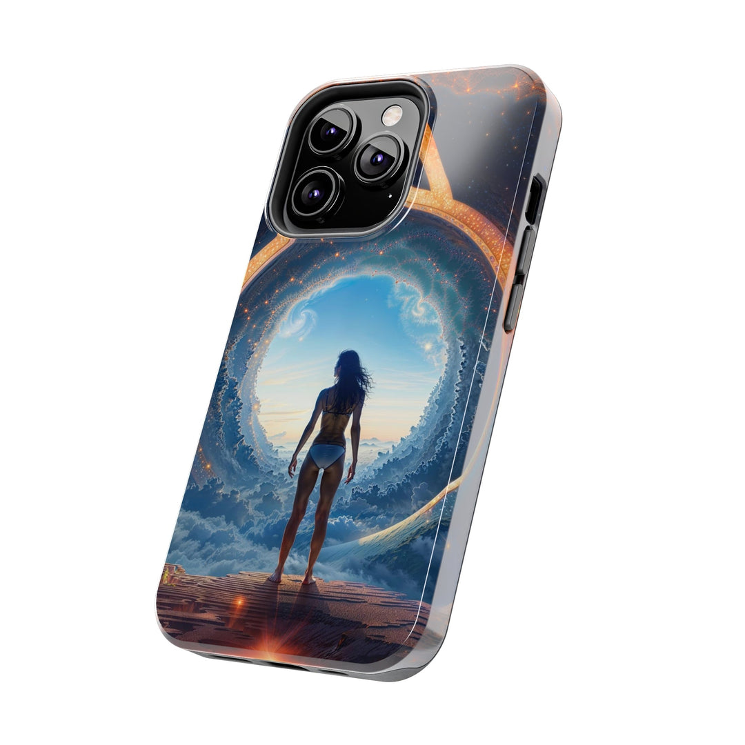 Cosmic Gateway Odyssey - Tough Phone Case - Phone Case - g(0D·IO) - iPhone 13 Mini - -