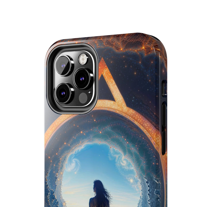 Cosmic Gateway Odyssey - Tough Phone Case - Phone Case - g(0D·IO) - iPhone 13 Mini - -