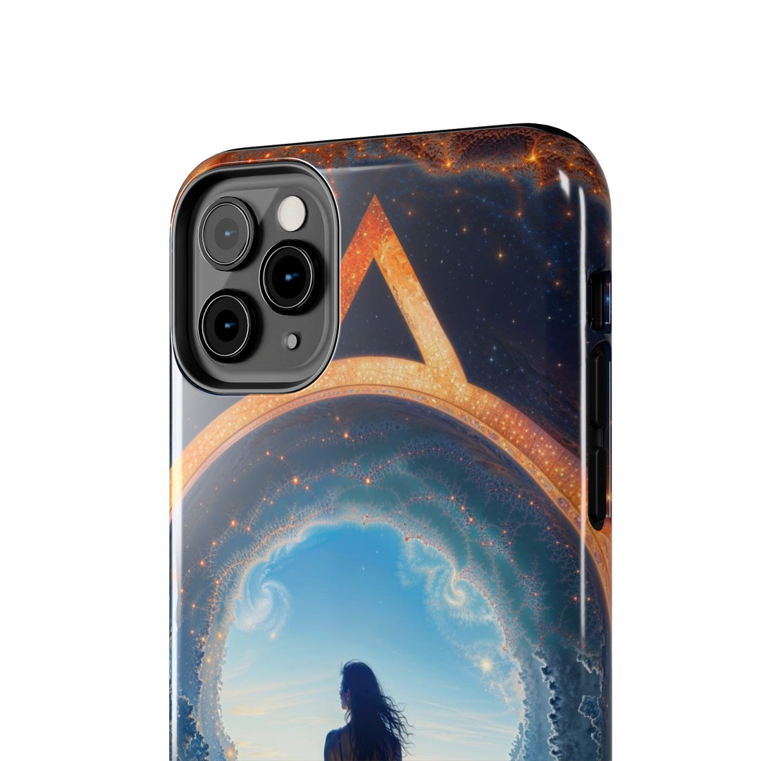 Cosmic Gateway Odyssey - Tough Phone Case - Phone Case - g(0D·IO) - iPhone 13 Mini - -