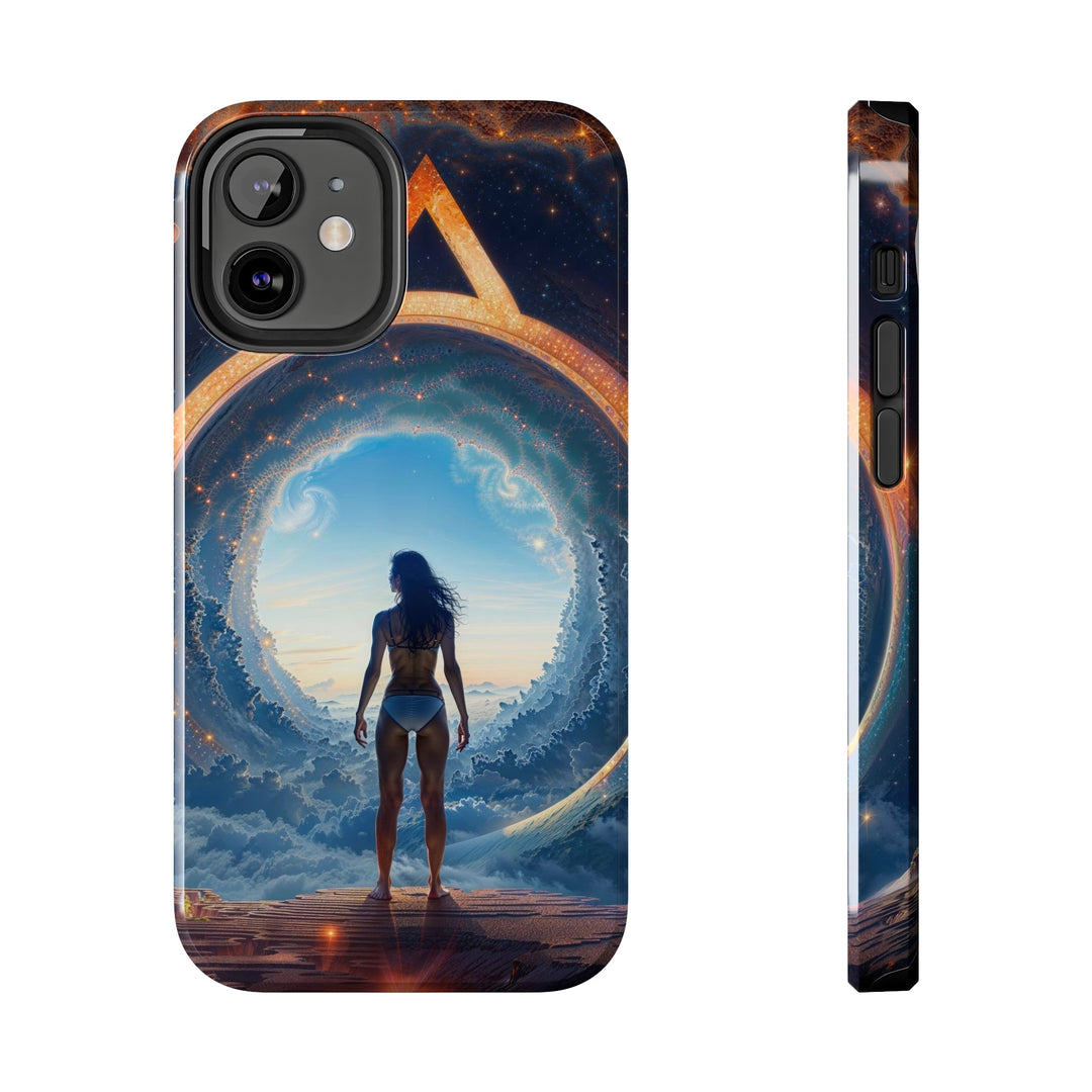 Cosmic Gateway Odyssey - Tough Phone Case - Phone Case - g(0D·IO) - iPhone 12 Mini - -