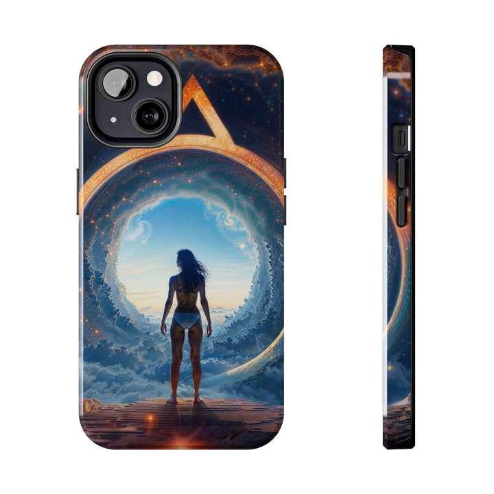 Cosmic Gateway Odyssey - Tough Phone Case - Phone Case - g(0D·IO) - iPhone 13 - -