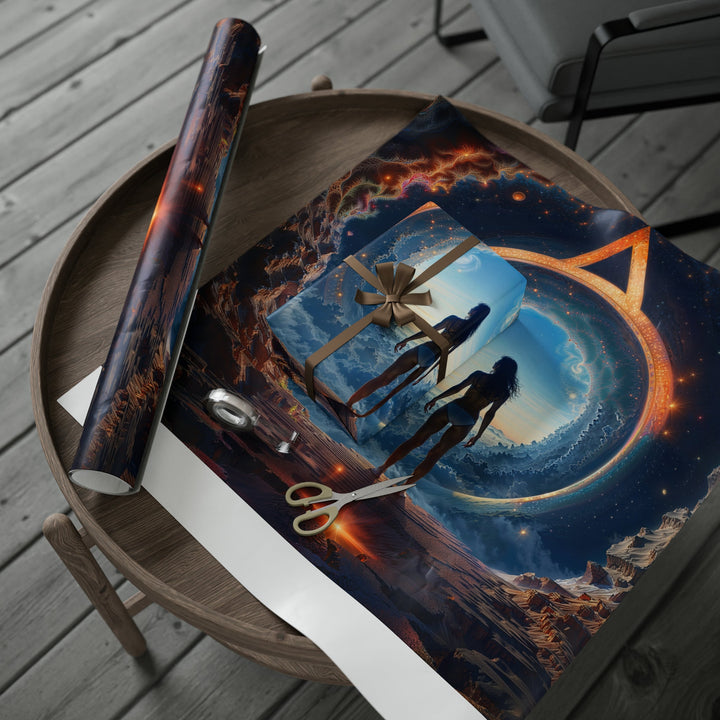 Cosmic Gateway Odyssey - Wrapping Paper - Home Decor - g(0D·IO) - 30" x 180" - Matte -