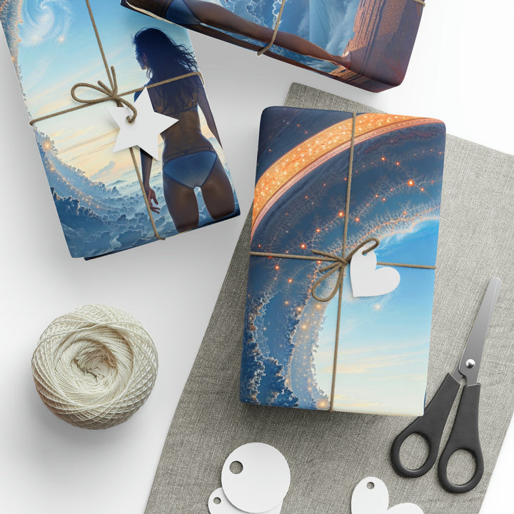 Cosmic Gateway Odyssey - Wrapping Paper - Home Decor - g(0D·IO) - 30" x 180" - Matte -