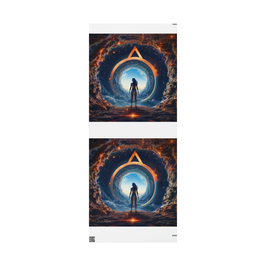 Cosmic Gateway Odyssey - Wrapping Paper - Home Decor - g(0D·IO) - 30'' x 72'' - Matte -