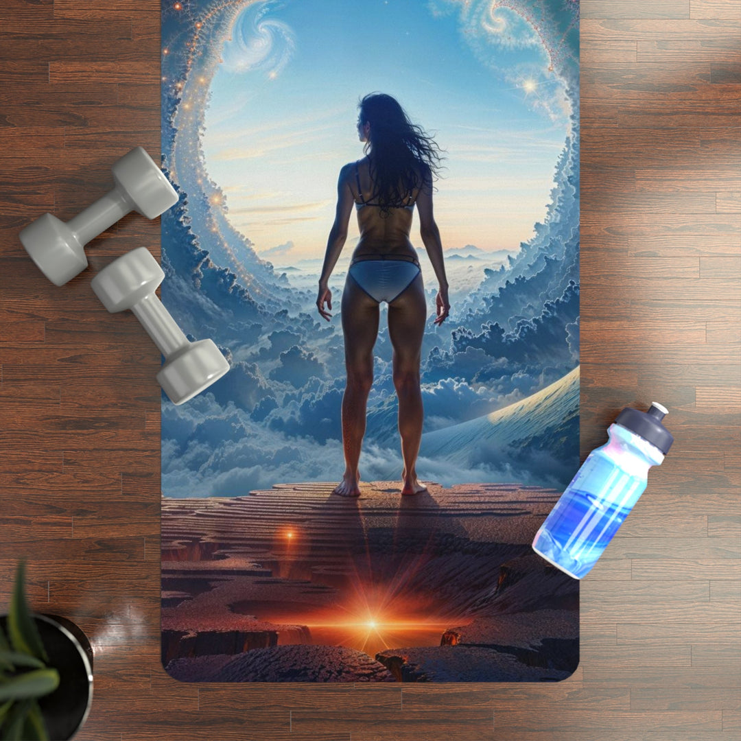 Cosmic Gateway Odyssey - Yoga Mat - Home Decor - g(0D·IO) - 24” x 68” - -