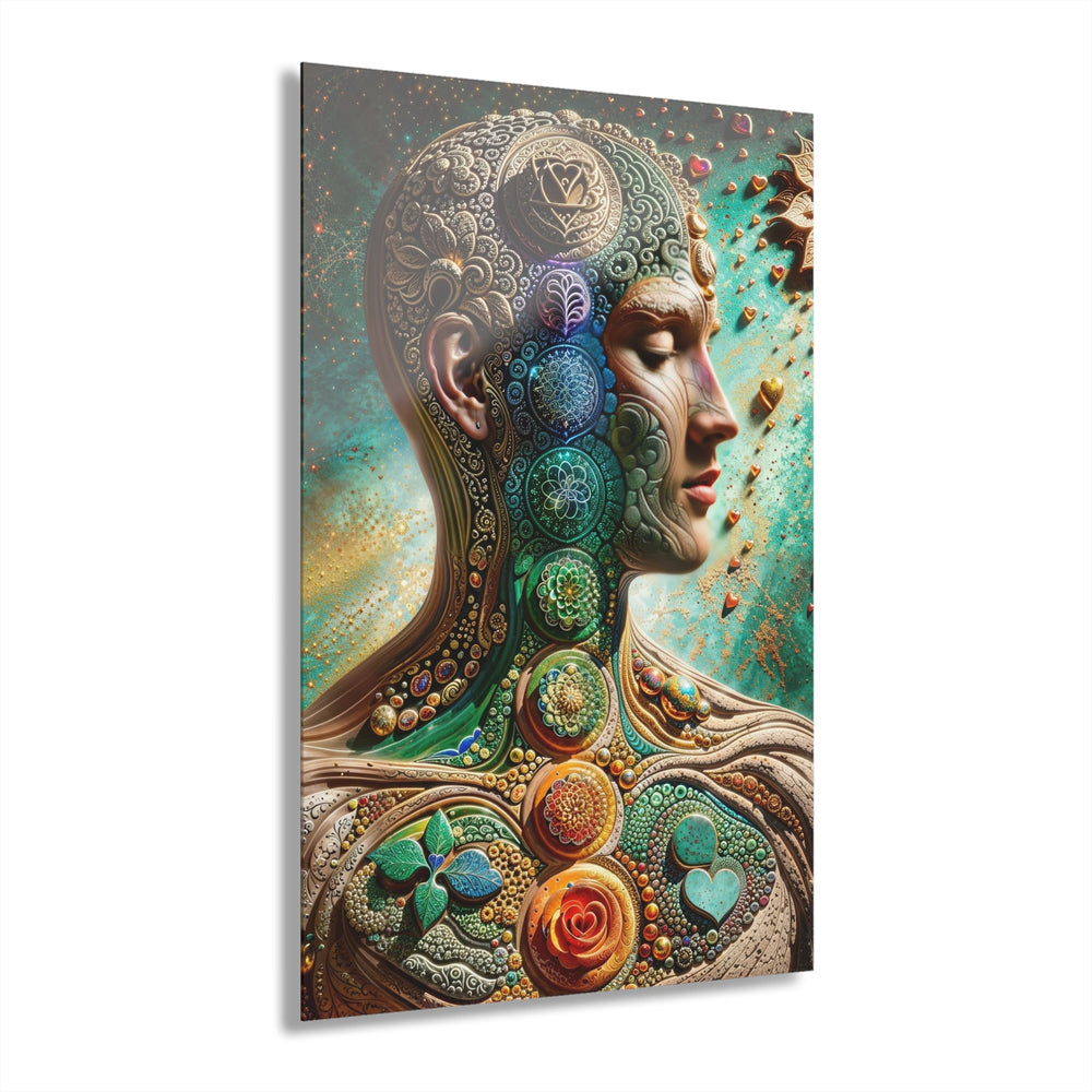 Cosmic Harmonious Reflections - Acrylic Prints (French Cleat Hanging) - Home Decor - g(0D·IO) - 24" x 36" (Vertical) - 0.25'' -