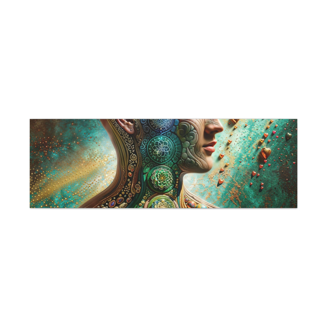 Cosmic Harmonious Reflections - Matte Canvas Print 1.25" - Canvas - g(0D·IO) - 60" x 20" (Horizontal) - 1.25" -