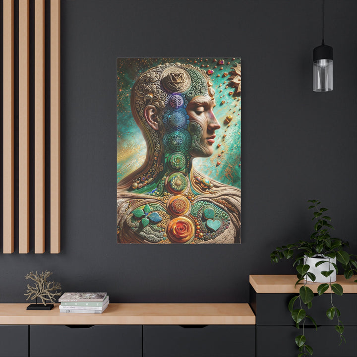 Cosmic Harmonious Reflections - Matte Canvas Print 1.25" - Canvas - g(0D·IO) - 36" x 36" - 1.25" -