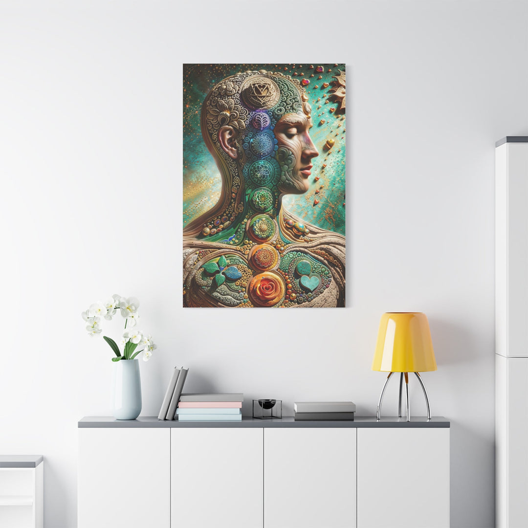 Cosmic Harmonious Reflections - Matte Canvas Print 1.25" - Canvas - g(0D·IO) - 36" x 36" - 1.25" -