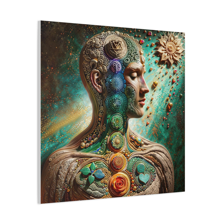 Cosmic Harmonious Reflections - Matte Canvas Print 1.25" - Canvas - g(0D·IO) - 36" x 36" - 1.25" -