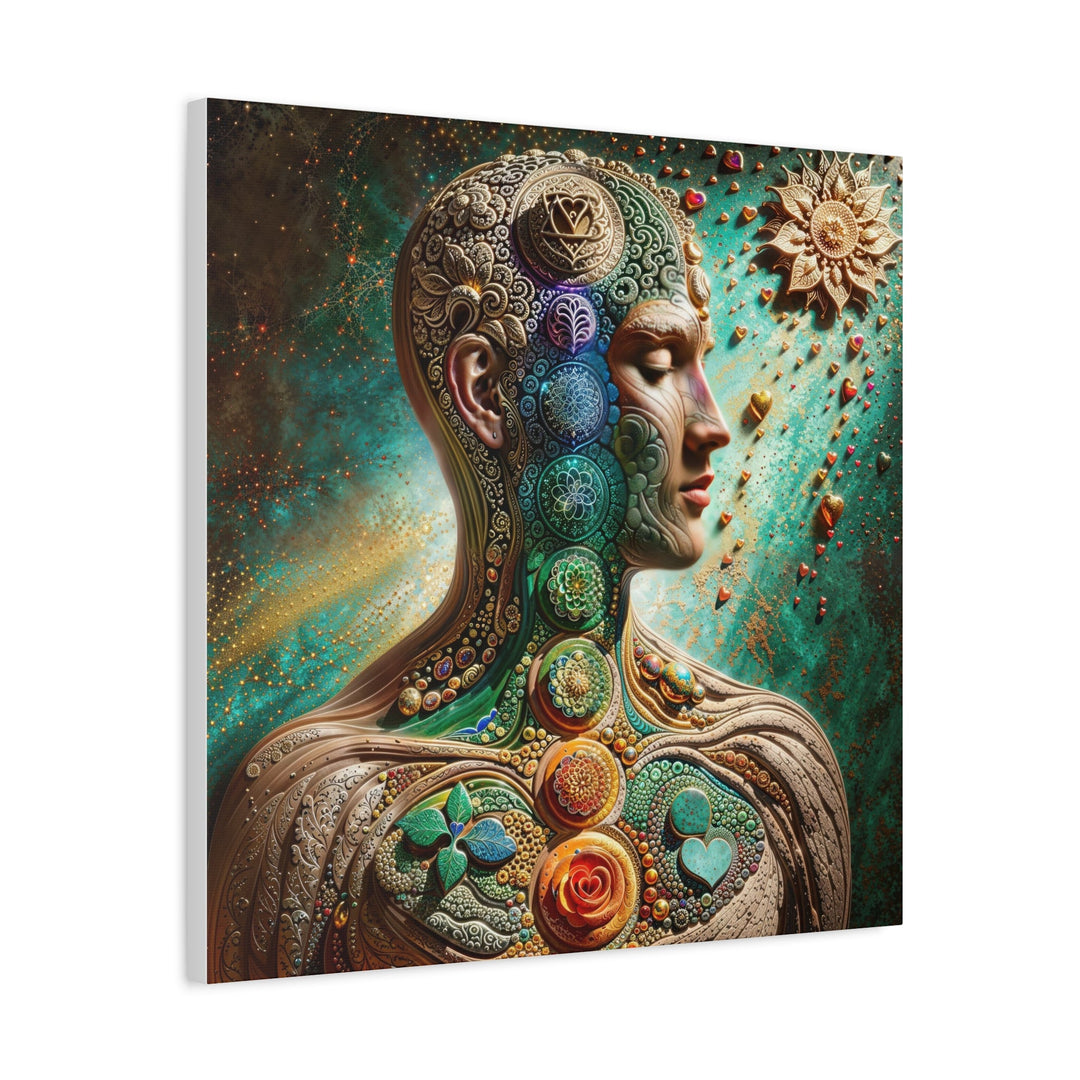 Cosmic Harmonious Reflections - Matte Canvas Print 1.25" - Canvas - g(0D·IO) - 36" x 36" - 1.25" -