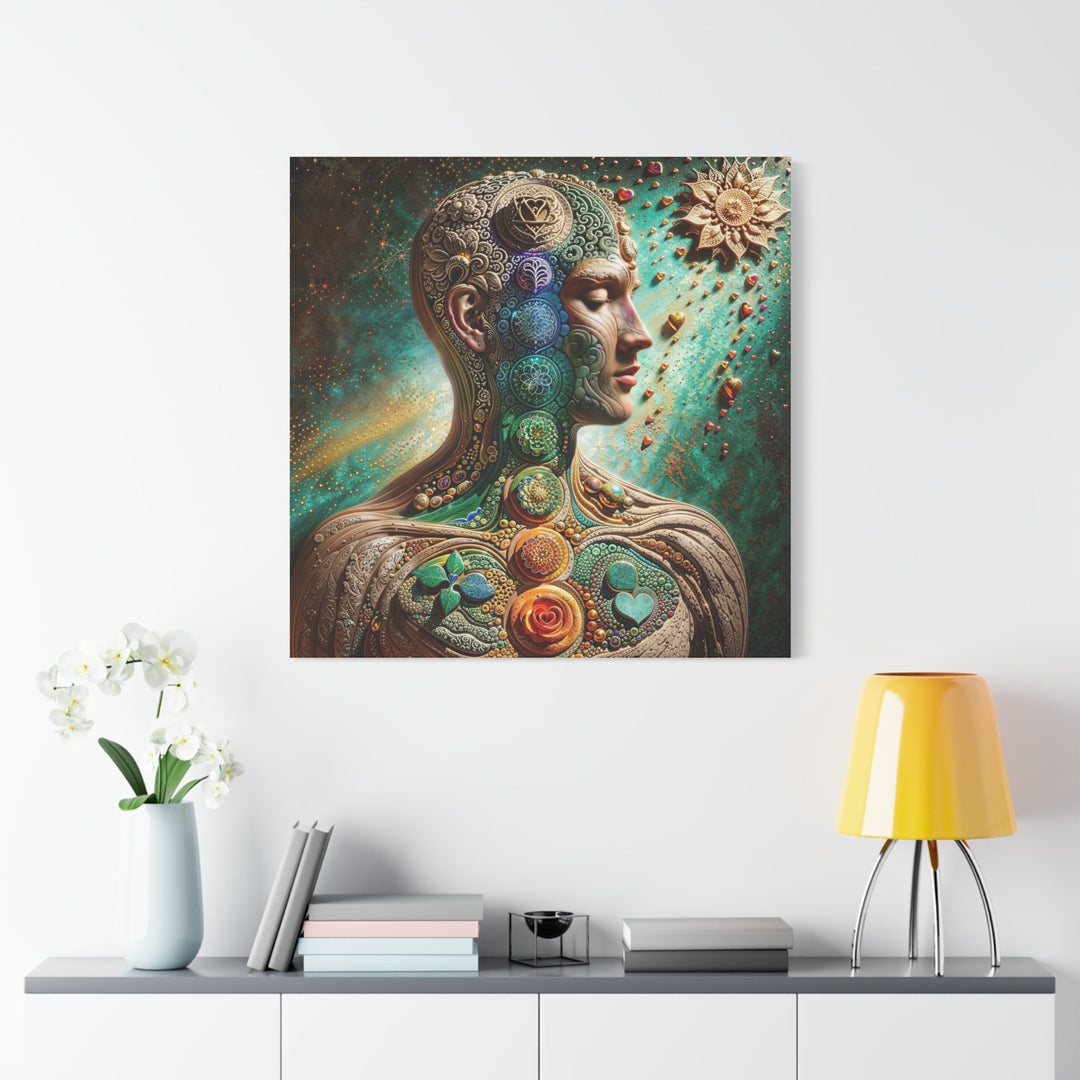 Cosmic Harmonious Reflections - Matte Canvas Print 1.25" - Canvas - g(0D·IO) - 36" x 36" - 1.25" -