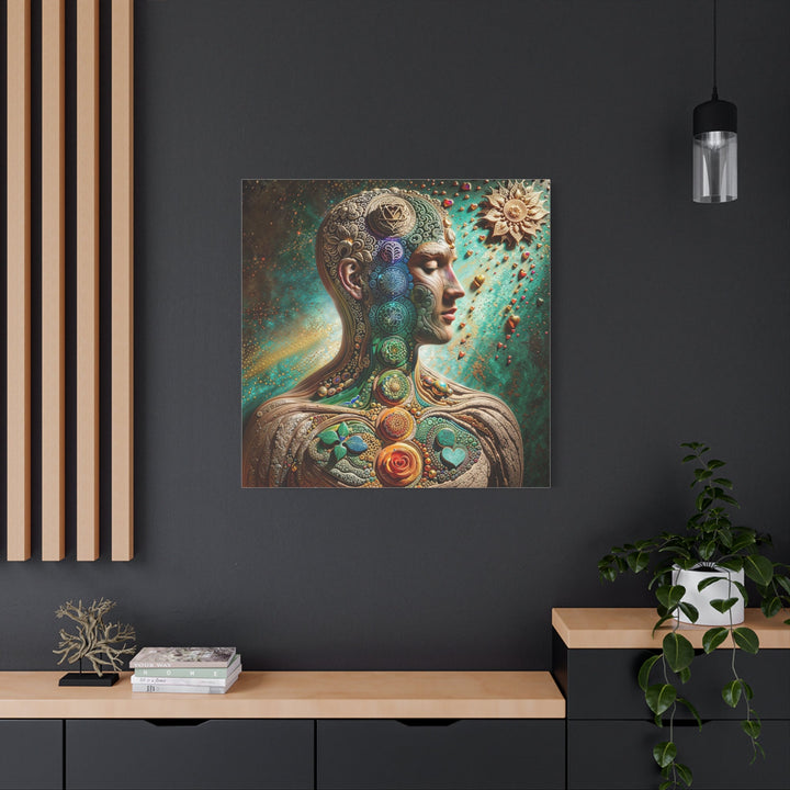 Cosmic Harmonious Reflections - Matte Canvas Print 1.25" - Canvas - g(0D·IO) - 36" x 36" - 1.25" -