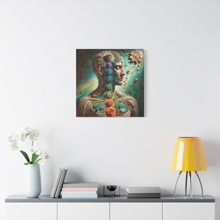 Cosmic Harmonious Reflections - Matte Canvas Print 1.25" - Canvas - g(0D·IO) - 36" x 36" - 1.25" -