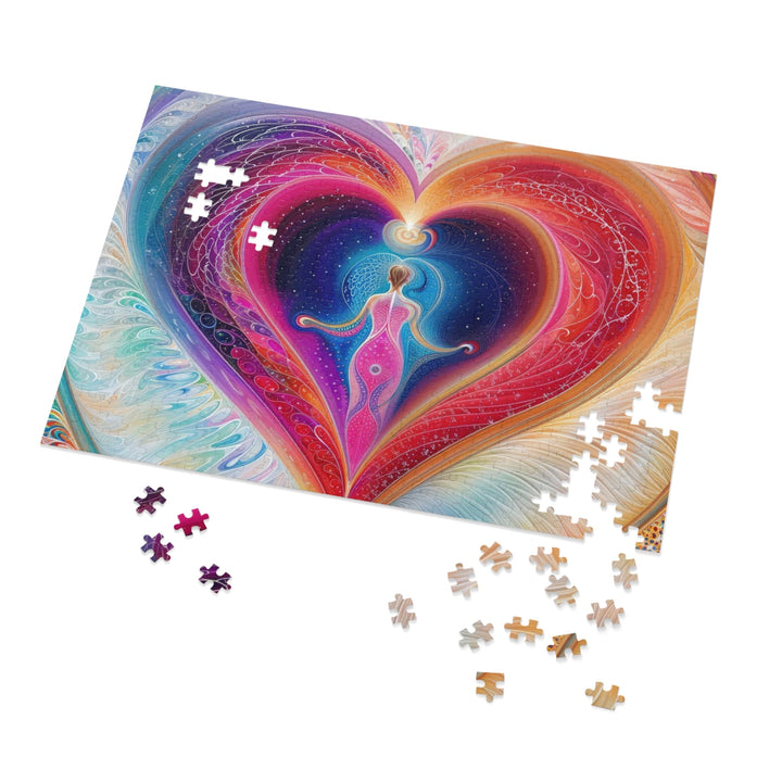 Cosmic Heart Embrace - Jigsaw Puzzle (100, 252, 500, 1000 pieces) - Puzzle - g(0D·IO) - 29.25" × 19.75" (1000 pcs) - -