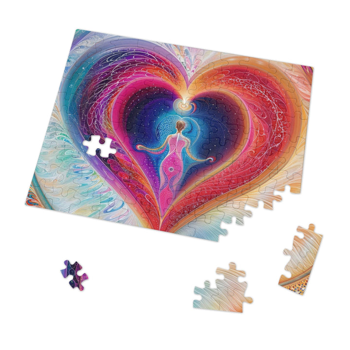 Cosmic Heart Embrace - Jigsaw Puzzle (100, 252, 500, 1000 pieces) - Puzzle - g(0D·IO) - 29.25" × 19.75" (1000 pcs) - -