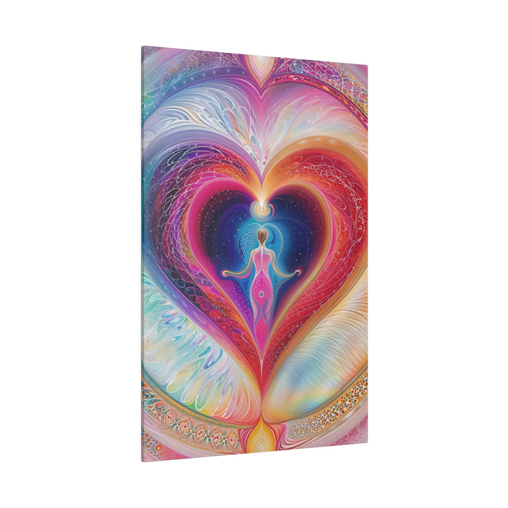 Cosmic Heart Embrace - Matte Canvas - Canvas - g(0D·IO) - 32" x 32" (Square) - 0.75'' -