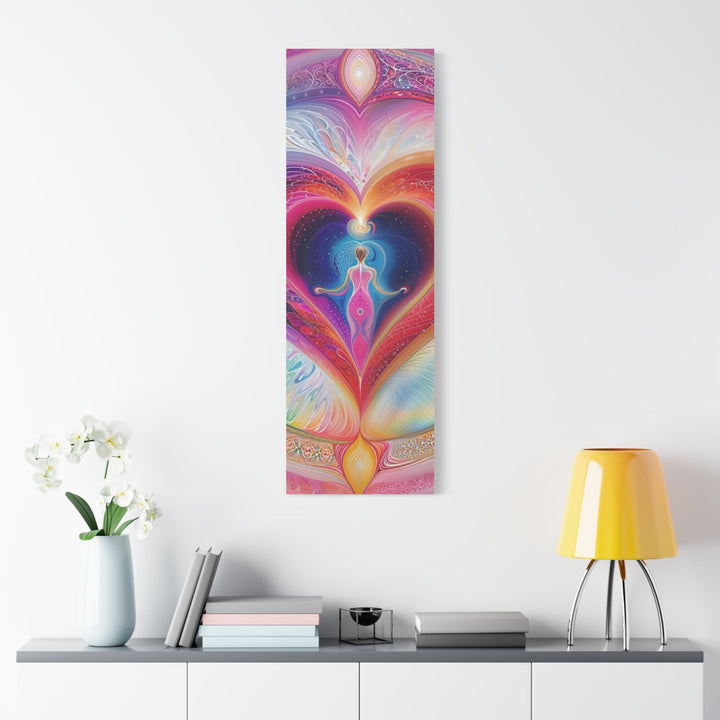 Cosmic Heart Embrace - Matte Canvas Print 1.25" - Canvas - g(0D·IO) - 36" x 36" - 1.25" -