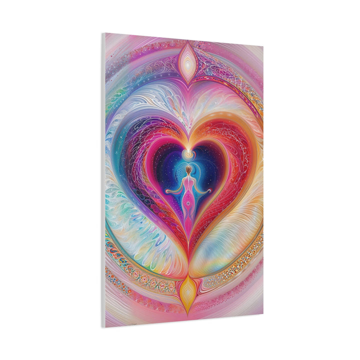 Cosmic Heart Embrace - Matte Canvas Print 1.25" - Canvas - g(0D·IO) - 36" x 36" - 1.25" -