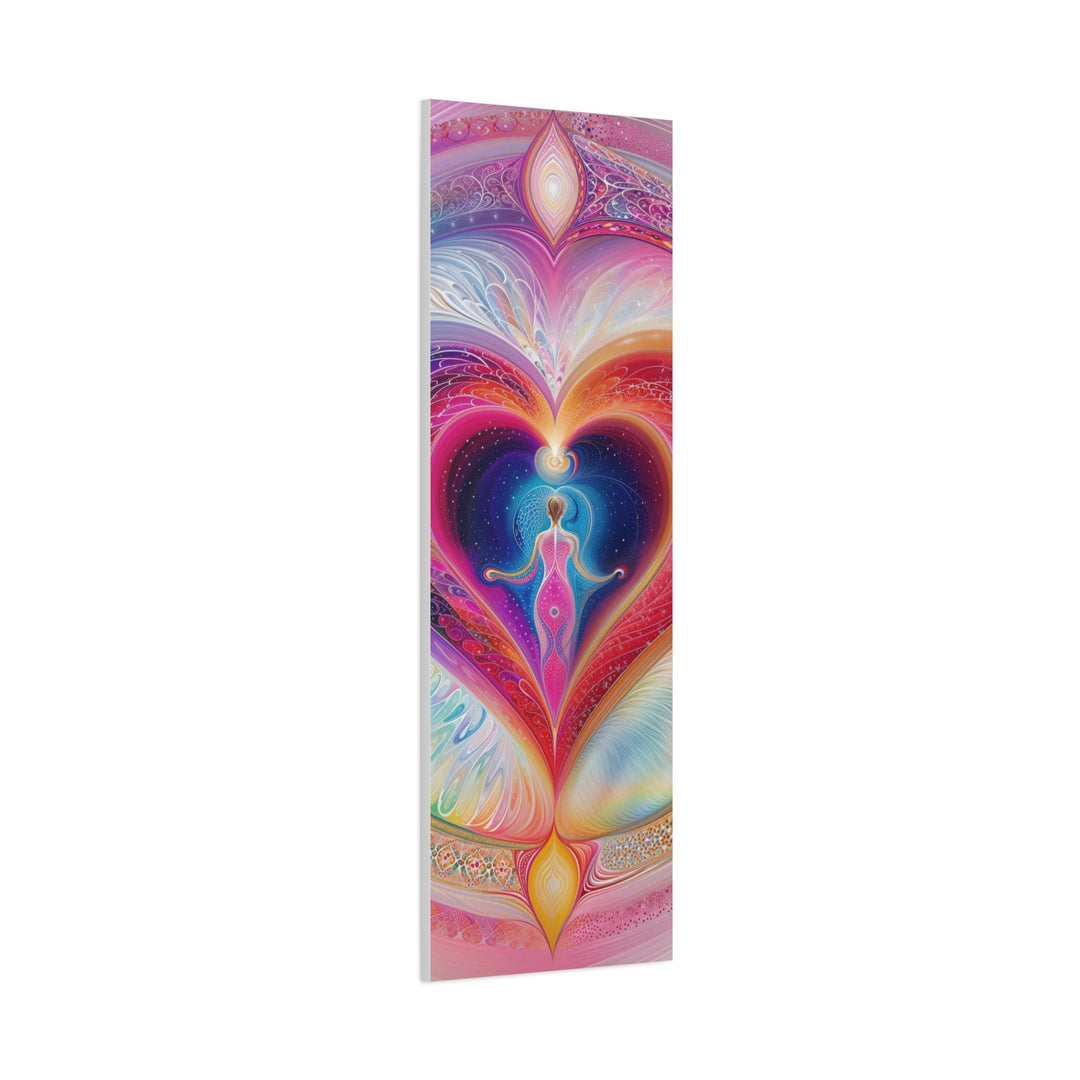 Cosmic Heart Embrace - Matte Canvas Print 1.25" - Canvas - g(0D·IO) - 36" x 36" - 1.25" -