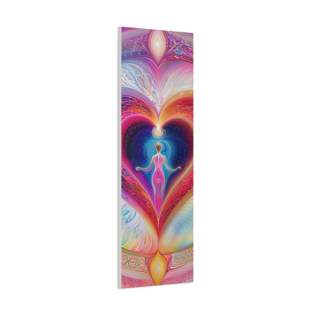 Cosmic Heart Embrace - Matte Canvas Print 1.25" - Canvas - g(0D·IO) - 36" x 36" - 1.25" -