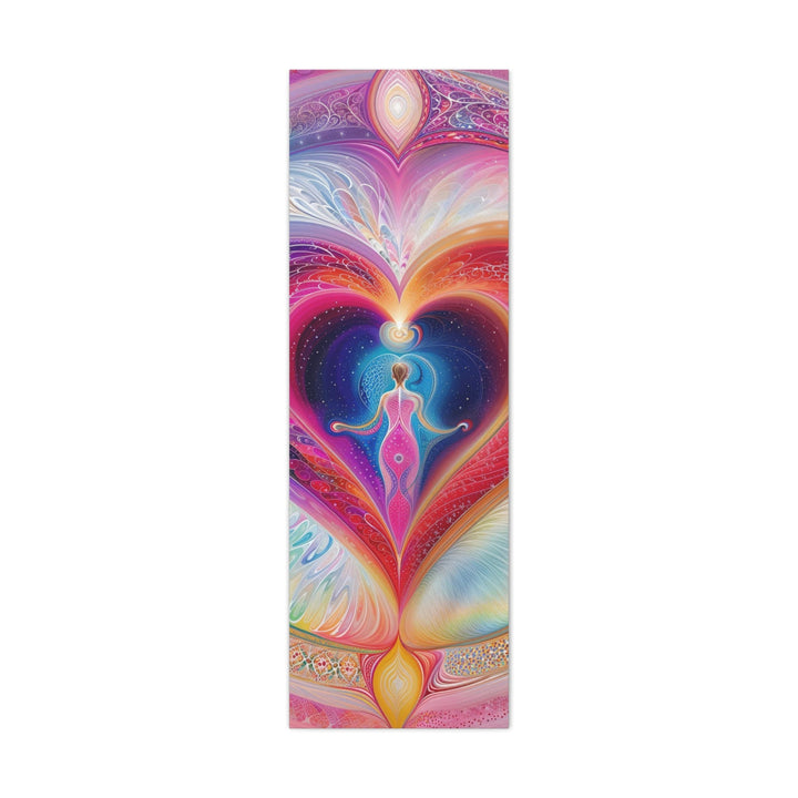 Cosmic Heart Embrace - Matte Canvas Print 1.25" - Canvas - g(0D·IO) - 16" x 48" (Vertical) - 1.25" -