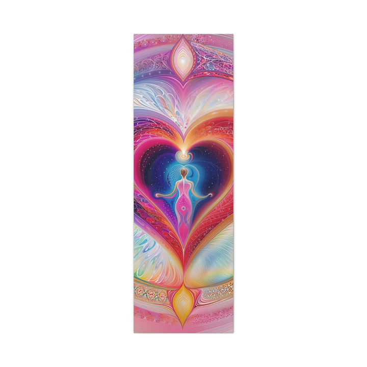 Cosmic Heart Embrace - Matte Canvas Print 1.25" - Canvas - g(0D·IO) - 20" x 60" (Vertical) - 1.25" -