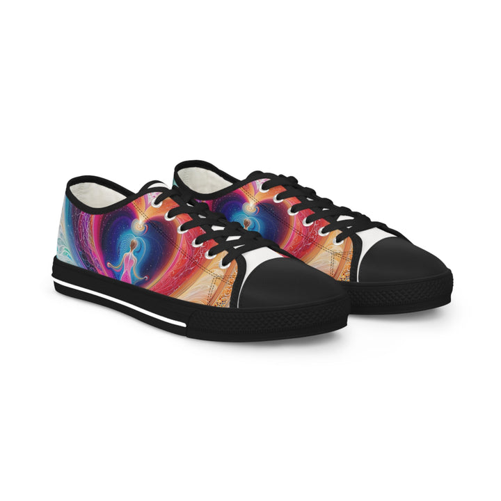 Cosmic Heart Embrace - Men's Lowtop Sneakers - Shoes - g(0D·IO) - US 5 - Black sole -