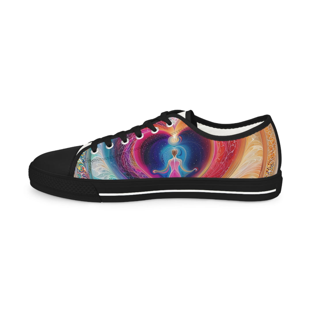 Cosmic Heart Embrace - Men's Lowtop Sneakers - Shoes - g(0D·IO) - US 5 - Black sole -