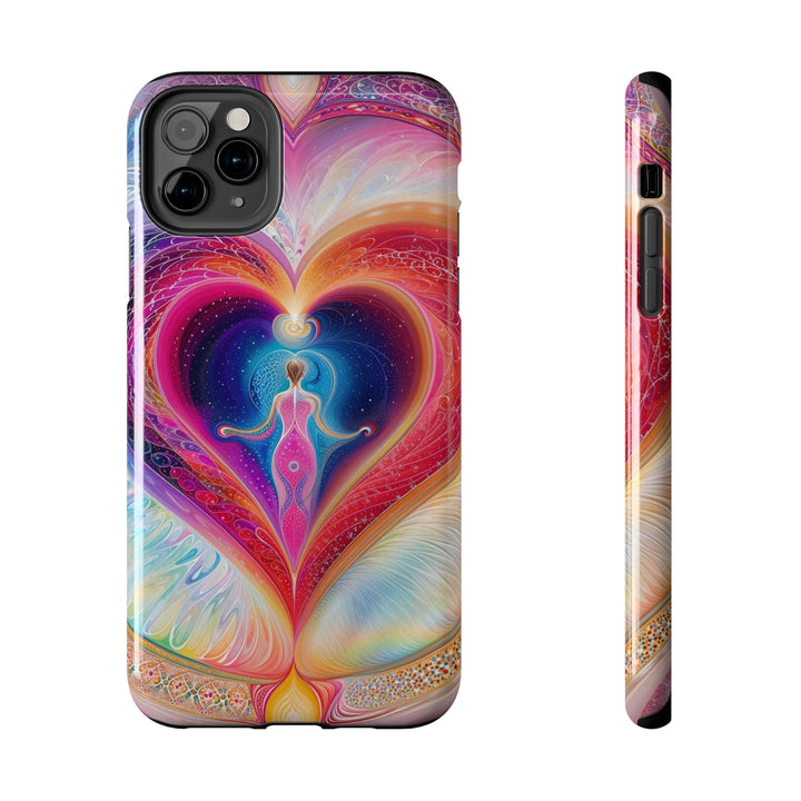 Cosmic Heart Embrace - Tough Phone Case - Phone Case - g(0D·IO) - iPhone 11 Pro Max - -