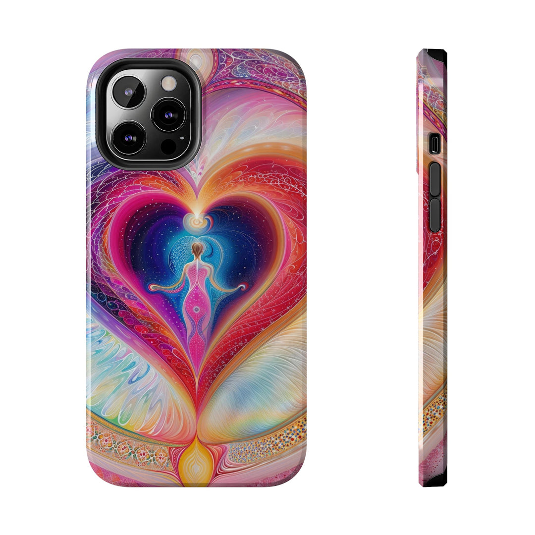 Cosmic Heart Embrace - Tough Phone Case - Phone Case - g(0D·IO) - iPhone 12 Pro Max - -