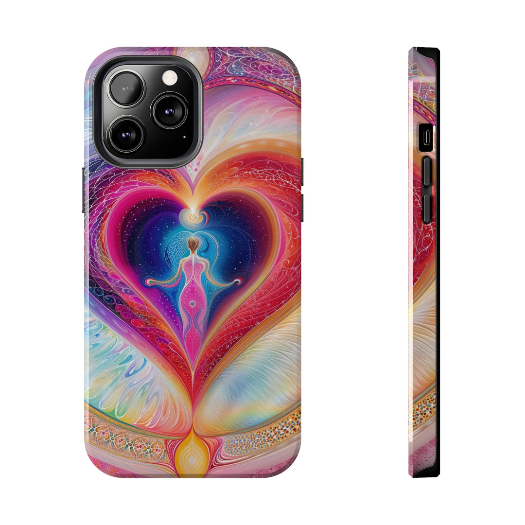 Cosmic Heart Embrace - Tough Phone Case - Phone Case - g(0D·IO) - iPhone 13 Pro Max - -