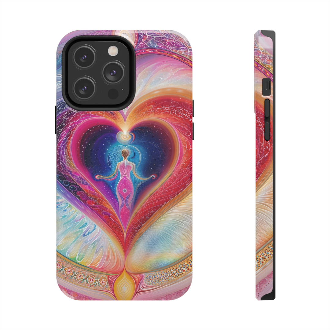 Cosmic Heart Embrace - Tough Phone Case - Phone Case - g(0D·IO) - iPhone 14 Pro Max - -