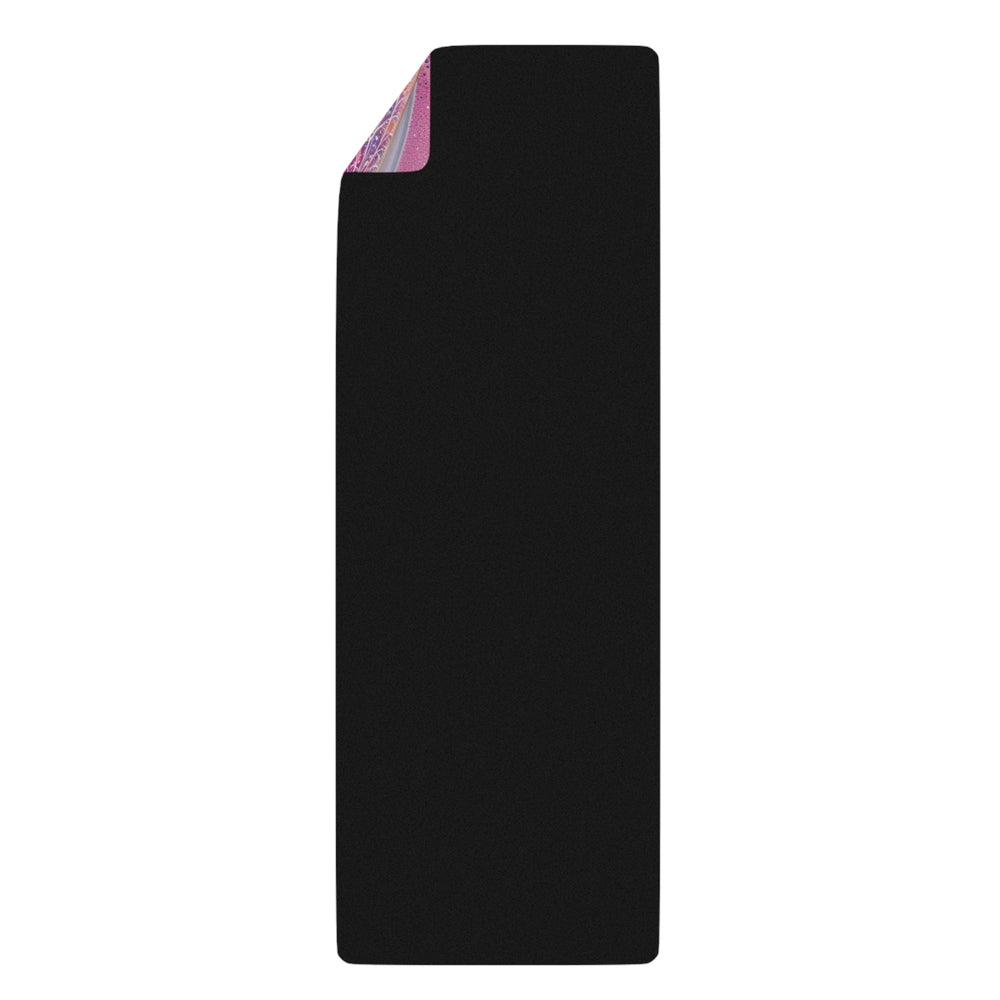 Cosmic Heart Embrace - Yoga Mat - Home Decor - g(0D·IO) - 24” x 68” - -