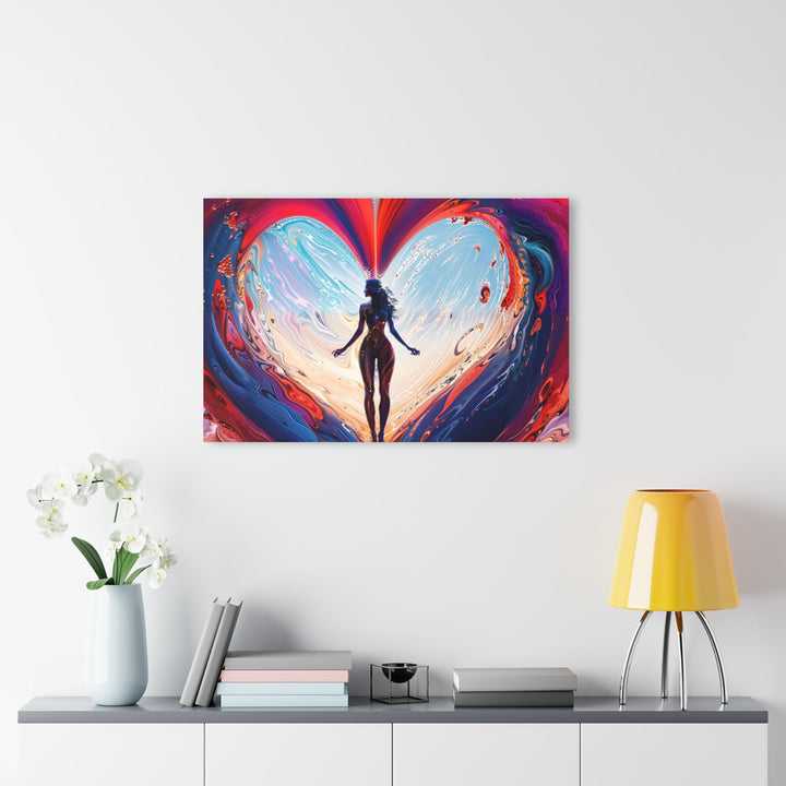 Cosmic Heart Emergence - Acrylic Prints (French Cleat Hanging) - Home Decor - g(0D·IO) - 24" x 36" (Vertical) - 0.25'' -