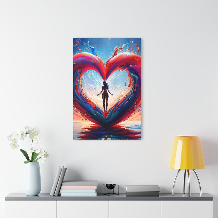 Cosmic Heart Emergence - Acrylic Prints (French Cleat Hanging) - Home Decor - g(0D·IO) - 24" x 36" (Vertical) - 0.25'' -