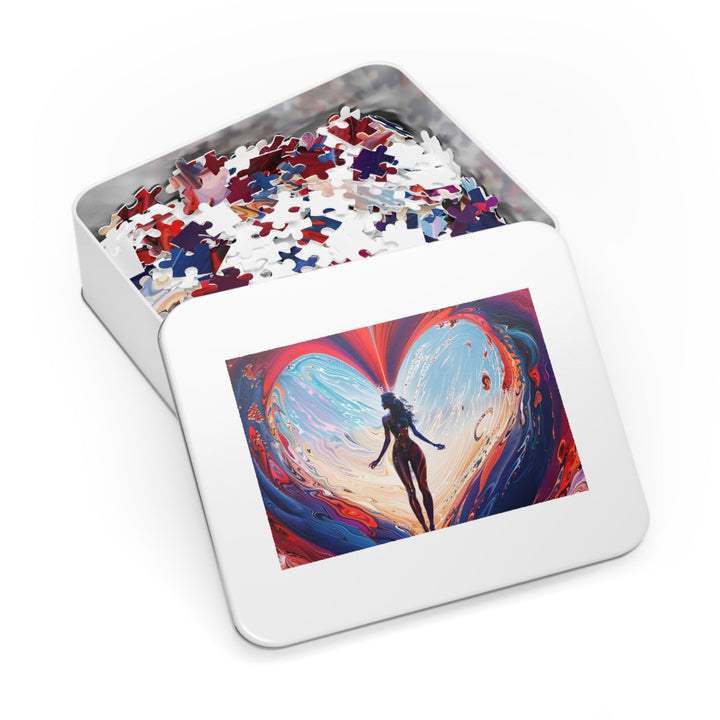 Cosmic Heart Emergence - Jigsaw Puzzle (100, 252, 500, 1000 pieces) - Puzzle - g(0D·IO) - 29.25" × 19.75" (1000 pcs) - -