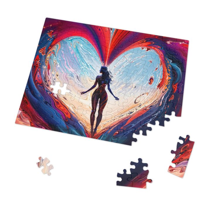 Cosmic Heart Emergence - Jigsaw Puzzle (100, 252, 500, 1000 pieces) - Puzzle - g(0D·IO) - 29.25" × 19.75" (1000 pcs) - -