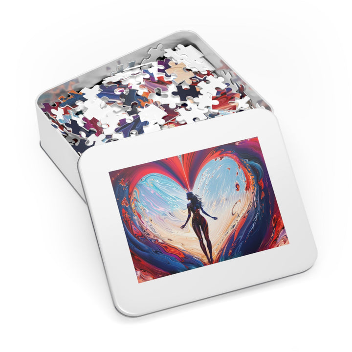Cosmic Heart Emergence - Jigsaw Puzzle (100, 252, 500, 1000 pieces) - Puzzle - g(0D·IO) - 29.25" × 19.75" (1000 pcs) - -