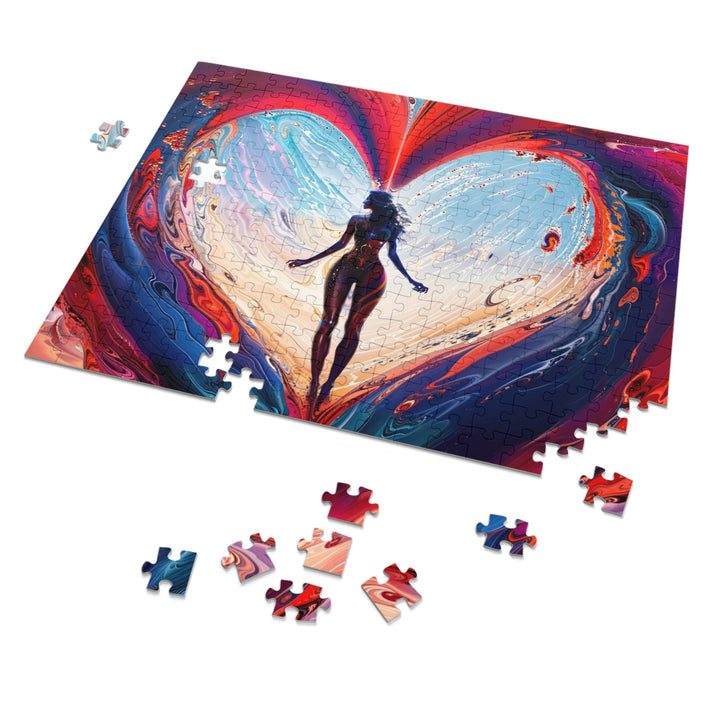 Cosmic Heart Emergence - Jigsaw Puzzle (100, 252, 500, 1000 pieces) - Puzzle - g(0D·IO) - 29.25" × 19.75" (1000 pcs) - -