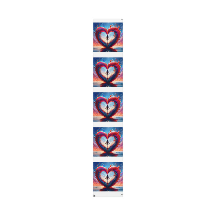 Cosmic Heart Emergence - Wrapping Paper - Home Decor - g(0D·IO) - 30" x 180" - Matte -