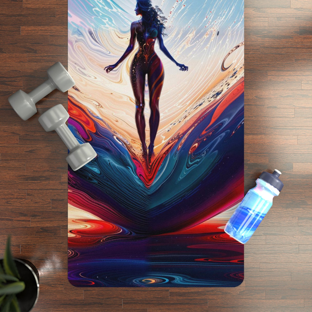 Cosmic Heart Emergence - Yoga Mat - Home Decor - g(0D·IO) - 24” x 68” - -