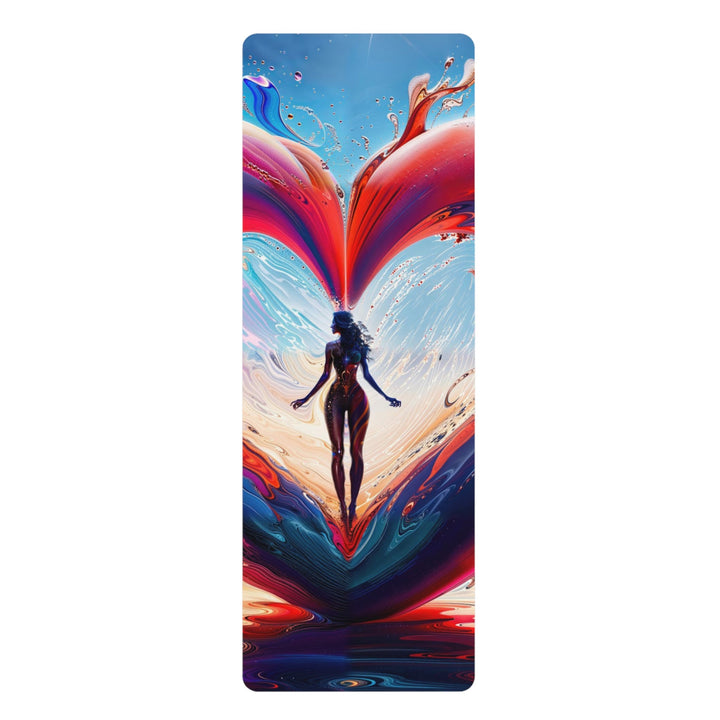 Cosmic Heart Emergence - Yoga Mat - Home Decor - g(0D·IO) - 24” x 68” - -